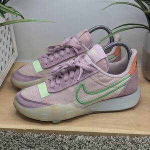 Size 6.5 - Nike Waffle Racer 2X Light Arctic Pink Women's Running Shoes